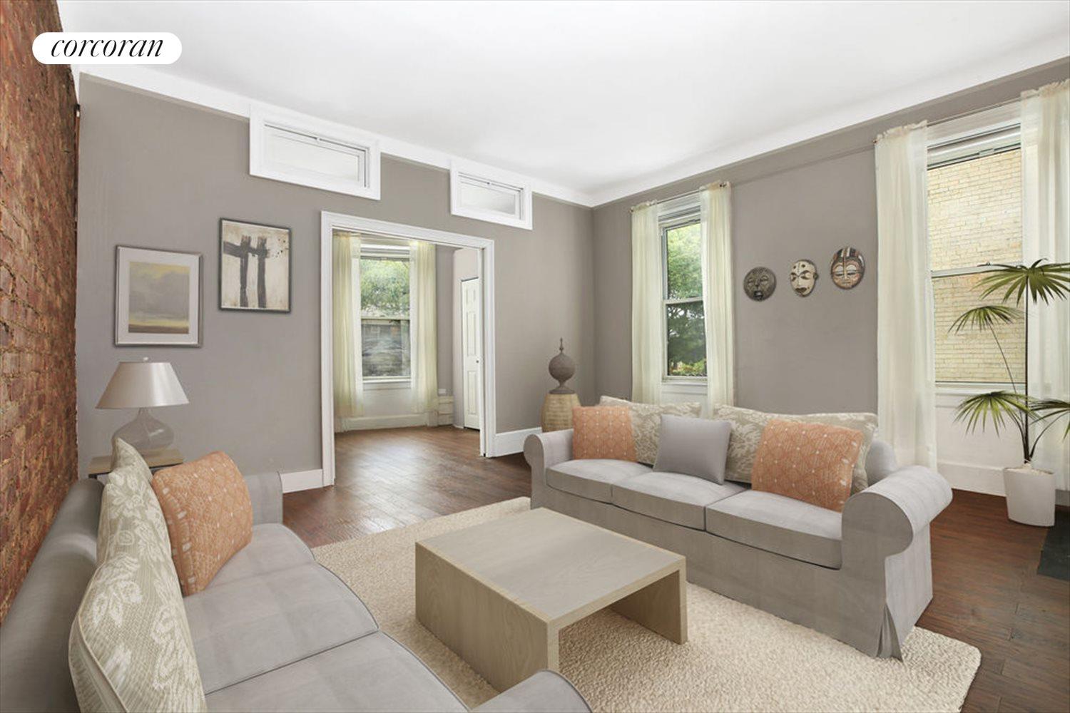 New York City Real Estate | View 114 Morningside Drive, 3 | 114 Morningside Dr #3 , New York (114_MorningsideDr_#3_LivingRoom_JFerland) | View 6