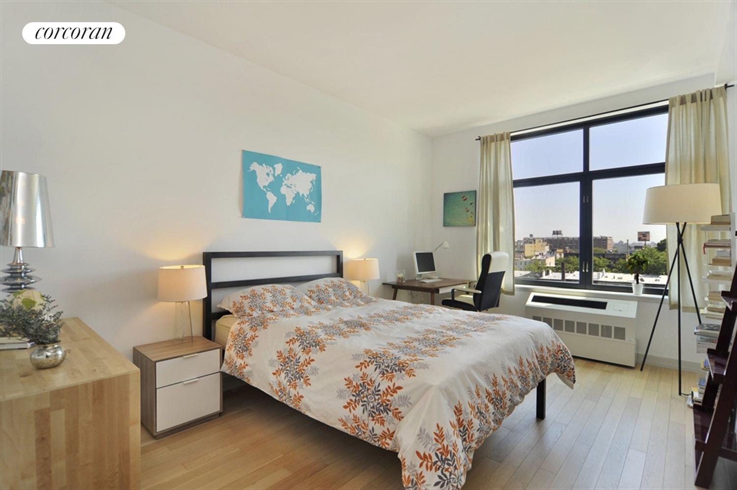 New York City Real Estate | View 21-45 44th Drive, 6H | Serene master bedroom | View 3