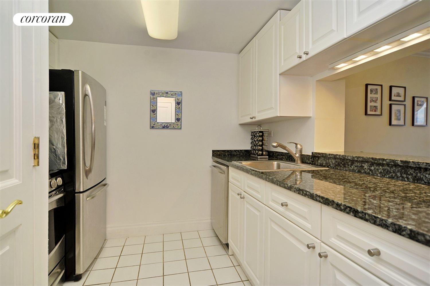 New York City Real Estate | View 350 East 82nd Street, 3D | Granite and Stainless Kitchen w/ Eat-At Counter | View 3
